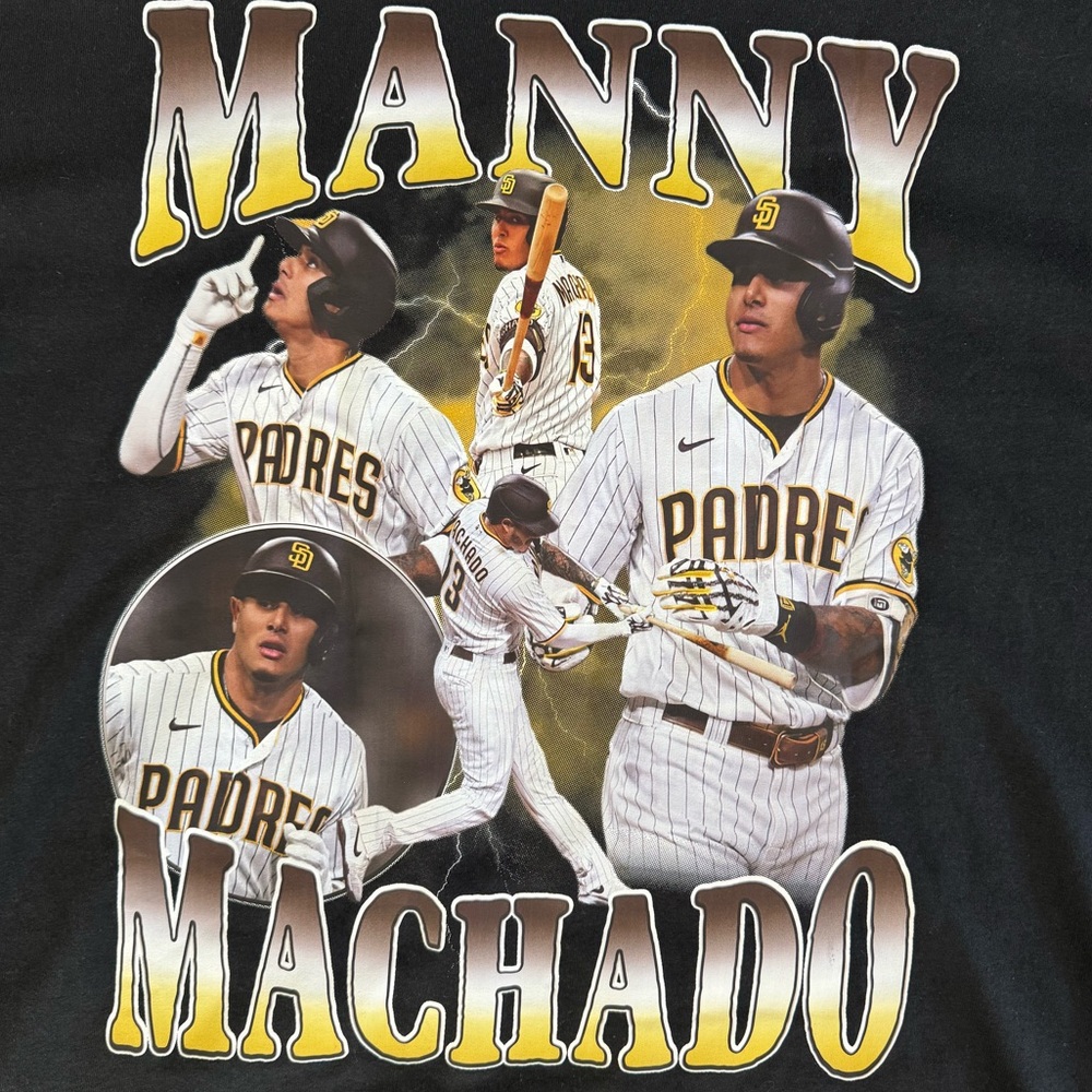 Manny Machado Padres Graphic T-Shirt
